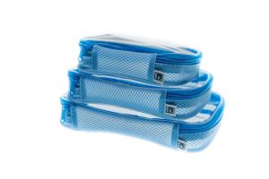Alternative view of TPU Storage Cases - Set of 3 Blue