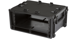 SKB 4U Studio flyer rack with wheels - 1SKB-ISF4U - Image 4