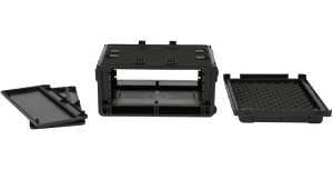 SKB 4U Studio flyer rack with wheels - 1SKB-ISF4U - Image 6